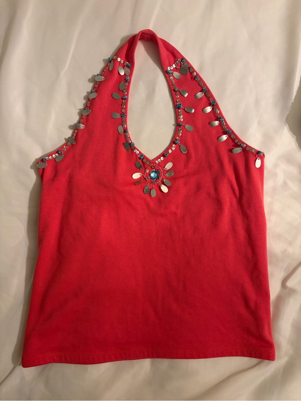 Y2K Halter Tank Top